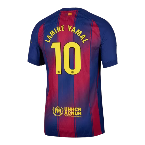 LAMINE YAMAL #10 Barcelona Home Match Jersey Player Version 2025/26 - minejerseys