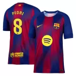 PEDRI #8 Barcelona Home Jersey 2025/26 - minejerseys