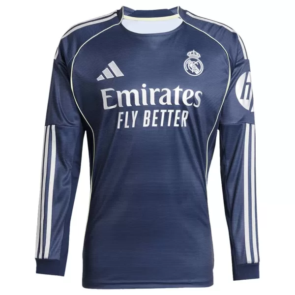 Real Madrid Away Long Sleeve Jersey 2025/26 - minejerseys