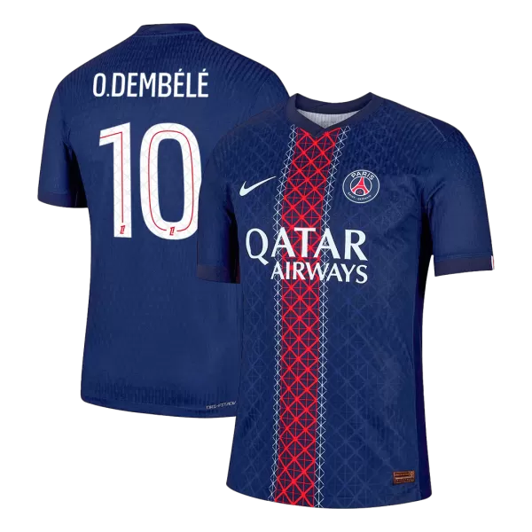 O.DEMBÉLÉ #10 PSG Home Match Jersey Player Version 2025/26 - minejerseys