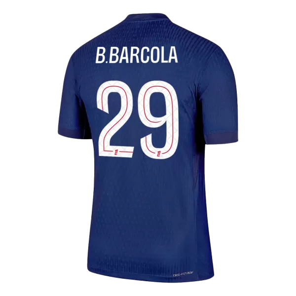 B.BARCOLA #29 PSG Home Match Jersey Player Version 2025/26 - minejerseys
