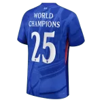 WORLD CHAMPIONS #25 Chelsea Home Match Jersey Player Version 2025/26 - World Champion Badge - minejerseys