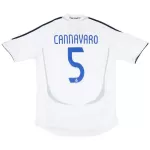 CANNAVARO #5 Retro Real Madrid Home Jersey 2006/07 - minejerseys