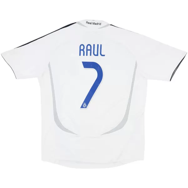 RAUL #7 Retro Real Madrid Home Jersey 2006/07 - minejerseys