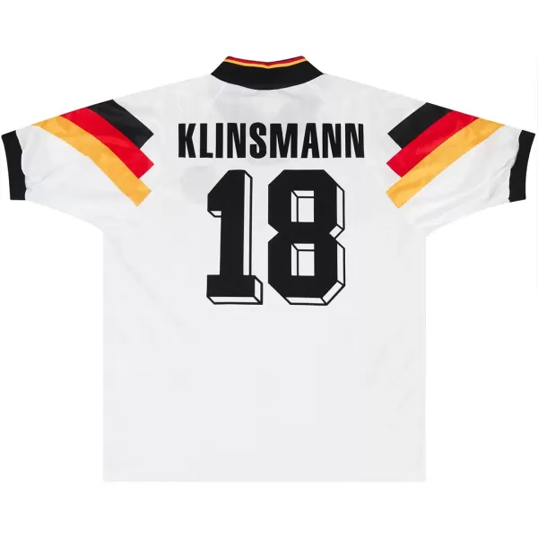 KLINSMANN #18 Retro Germany Home Jersey 1992 - minejerseys