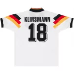 KLINSMANN #18 Retro Germany Home Jersey 1992 - minejerseys