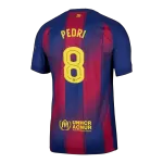 PEDRI #8 Barcelona Home Match Jersey Player Version 2025/26 - UCL - minejerseys