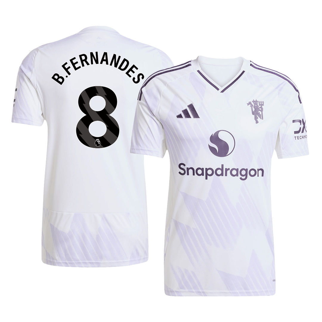 B.FERNANDES #8 Manchester United Away Jersey 2025/26