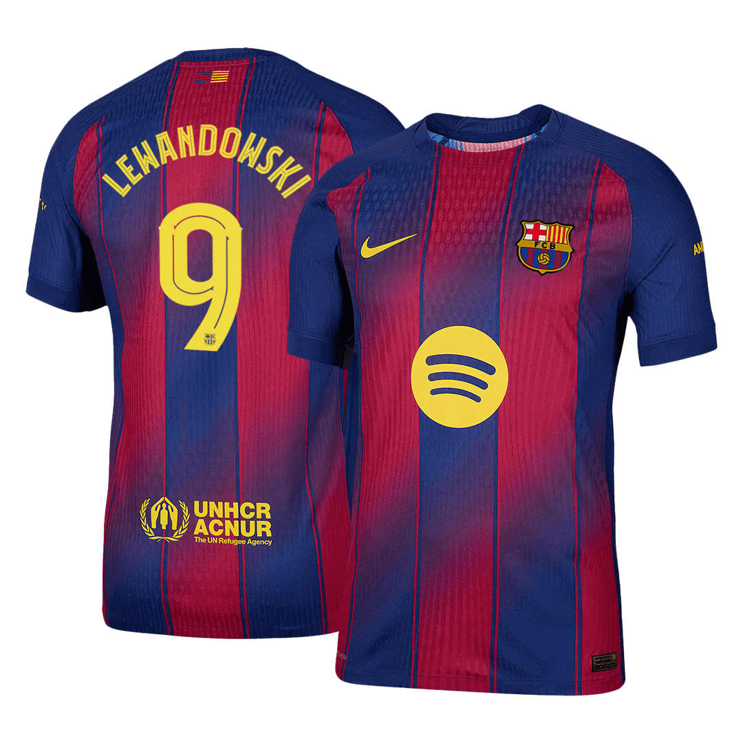 Robert Lewandowski x Barcelona Home Match Jersey 2025/26 - Image 3
