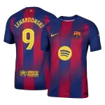 LEWANDOWSKI #9 Barcelona Home Match Jersey Player Version 2025/26 - UCL - minejerseys