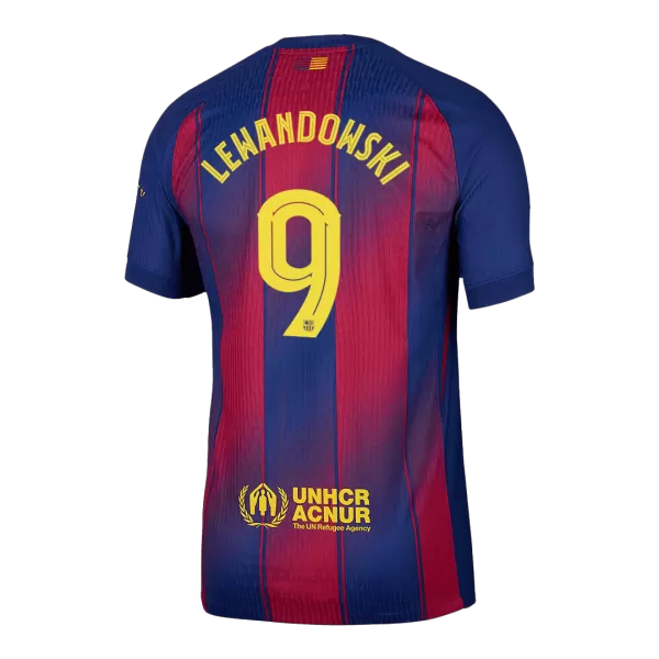 LEWANDOWSKI #9 Barcelona Home Match Jersey Player Version 2025/26 - UCL - minejerseys