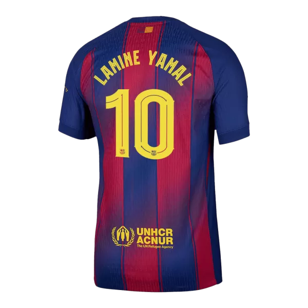 LAMINE YAMAL #10 Barcelona Home Match Jersey Player Version 2025/26 - UCL - minejerseys