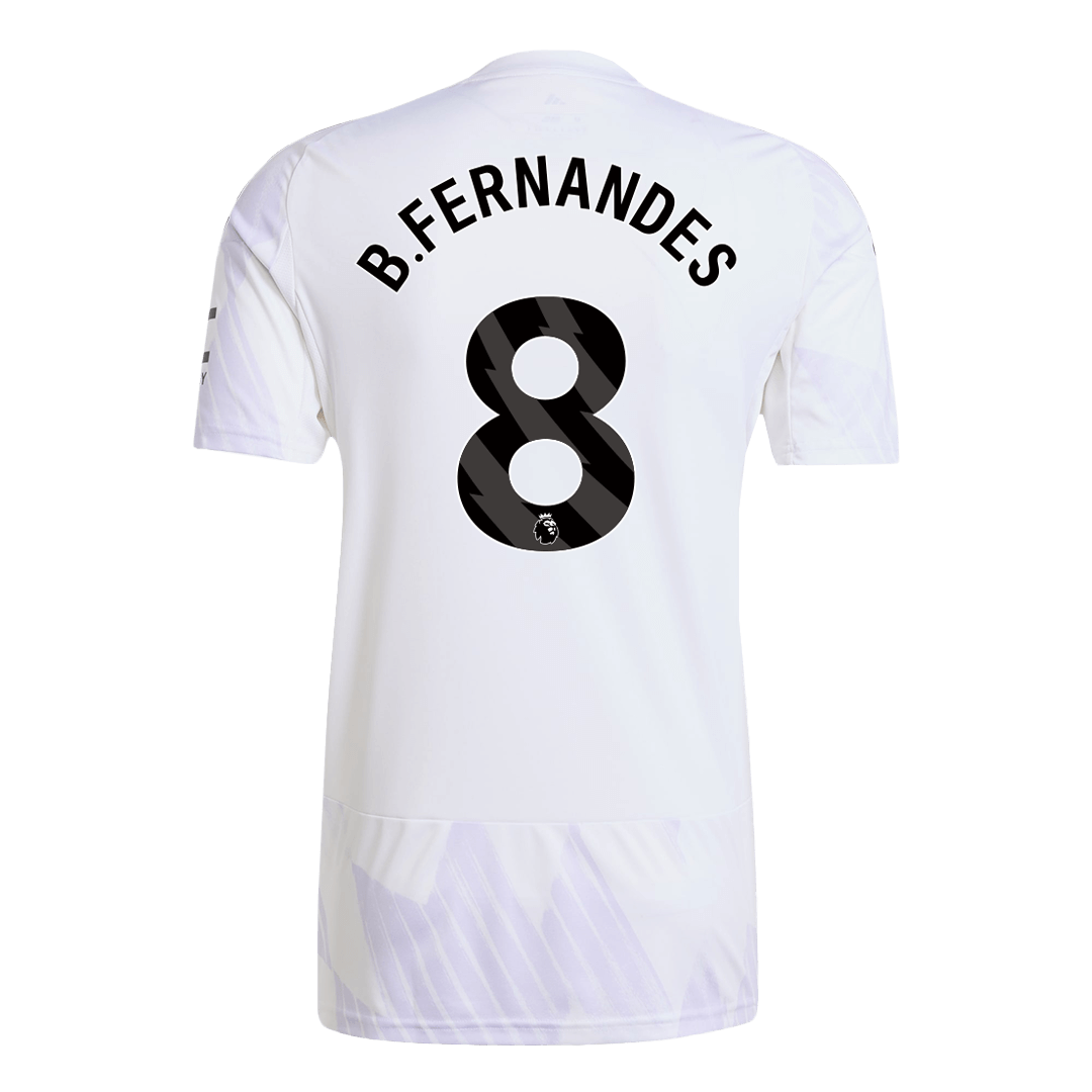 B.FERNANDES #8 Manchester United Away Jersey 2025/26