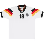 KLINSMANN #18 Retro Germany Home Jersey 1992 - minejerseys