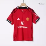 Kids Manchester United Home Jersey Full Kit 2025/26 - minejerseys