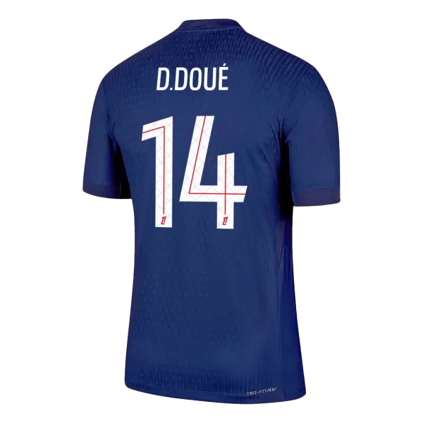 D.DOUÉ #14 PSG Home Match Jersey Player Version 2025/26 - minejerseys
