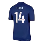 D.DOUÉ #14 PSG Home Match Jersey Player Version 2025/26 - minejerseys