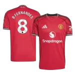 B.FERNANDES #8 Manchester United Home Jersey 2025/26- [Super Replica] - minejerseys