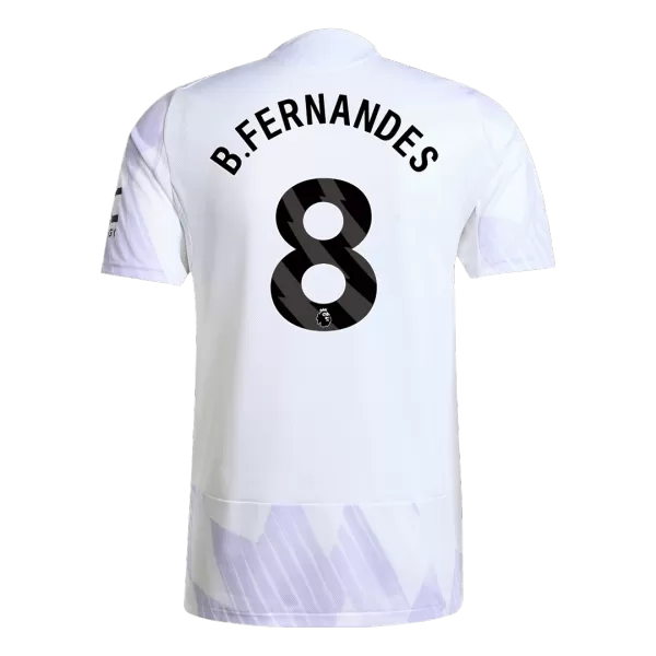 B.FERNANDES #8 Manchester United Away Match Jersey Player Version 2025/26 - minejerseys