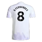 B.FERNANDES #8 Manchester United Away Match Jersey Player Version 2025/26 - minejerseys