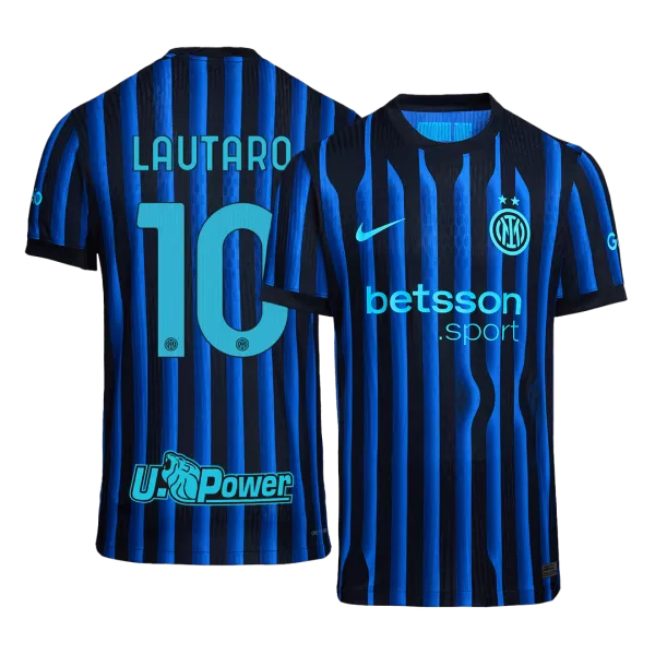 LAUTARO #10 Inter Milan Home Match Jersey Player Version 2025/26 - minejerseys