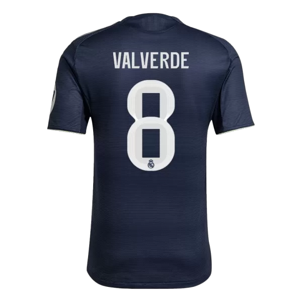 VALVERDE #8 Real Madrid Away Match Jersey Player Version 2025/26 - minejerseys