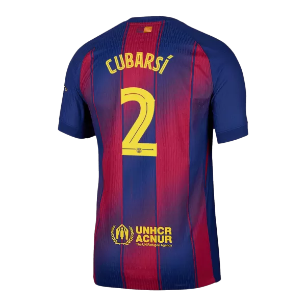 CUBARSÍ #2 Barcelona Home Jersey 2025/26 - UCL - minejerseys