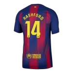 RASHFORD #14 Barcelona Home Match Jersey Player Version 2025/26 - minejerseys