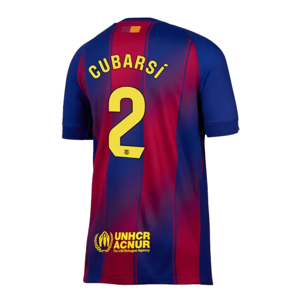 CUBARSÍ #2 Barcelona Home Jersey 2025/26 - minejerseys