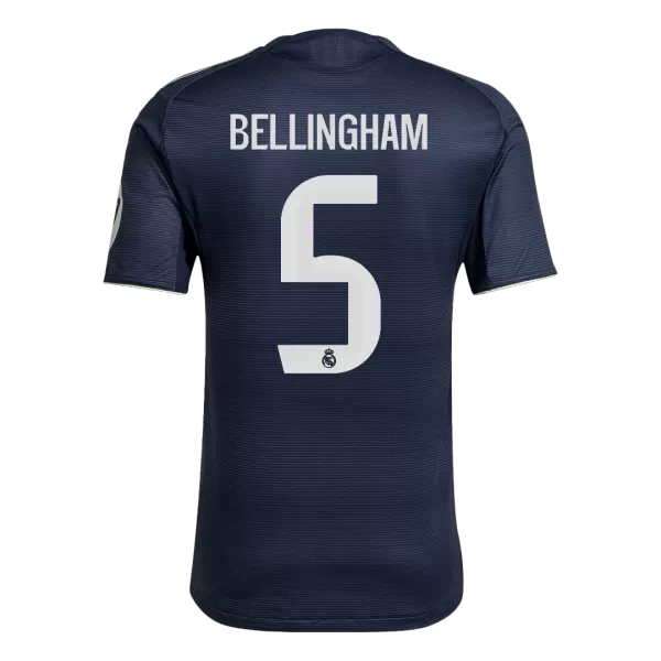 BELLINGHAM #5 Real Madrid Away Match Jersey Player Version 2025/26 - minejerseys