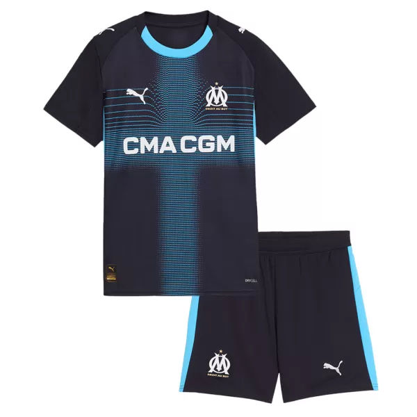 Kids Marseille Away Jersey Kit 2025/26 - minejerseys