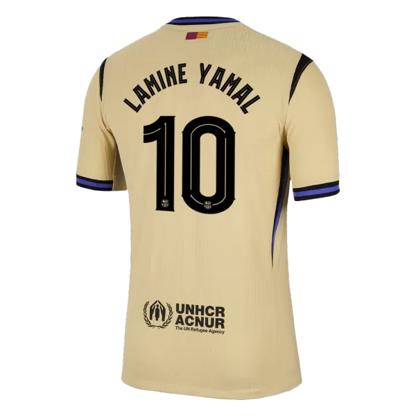 LAMINE YAMAL #10 Barcelona Away Match Jersey Player Version 2025/26 - UCL - minejerseys