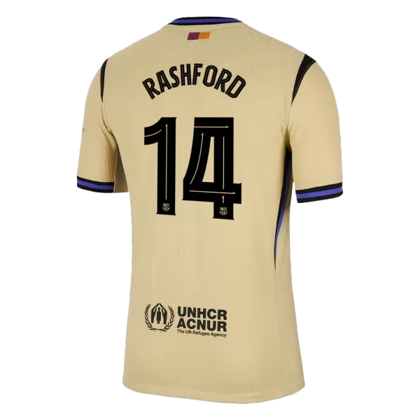 RASHFORD #14 Barcelona Away Match Jersey Player Version 2025/26 - UCL - minejerseys
