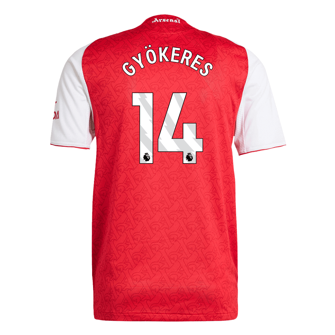 GYÖKERES #14 Arsenal Home Match Jersey Player Version 2025/26