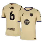 GAVI #6 Barcelona Away Match Jersey Player Version 2025/26 - UCL - minejerseys