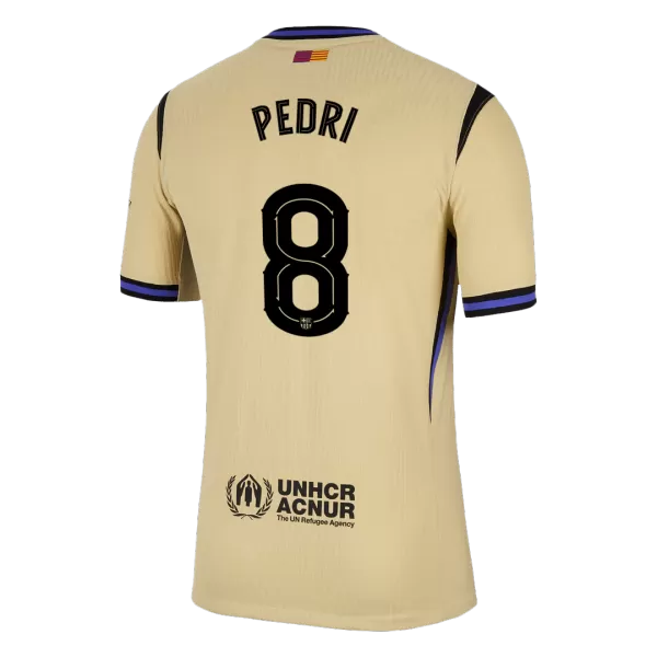 PEDRI #8 Barcelona Away Match Jersey Player Version 2025/26 - UCL - minejerseys