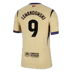 LEWANDOWSKI #9 Barcelona Away Match Jersey Player Version 2025/26 - UCL - minejerseys