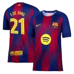 F.DE JONG #21 Barcelona Home Jersey 2025/26 - UCL [Super Replica] - minejerseys