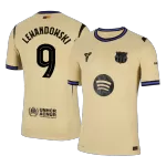 LEWANDOWSKI #9 Barcelona Away Match Jersey Player Version 2025/26 - UCL - minejerseys