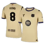 PEDRI #8 Barcelona Away Match Jersey Player Version 2025/26 - UCL - minejerseys