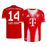 LUIS DÍAZ #14 Bayern Munich Home Match Jersey Player Version 2025/26 - minejerseys