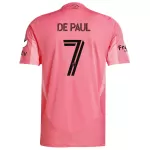DE PAUL #7 Inter Miami Home Match Jersey Player Version 2025 - minejerseys