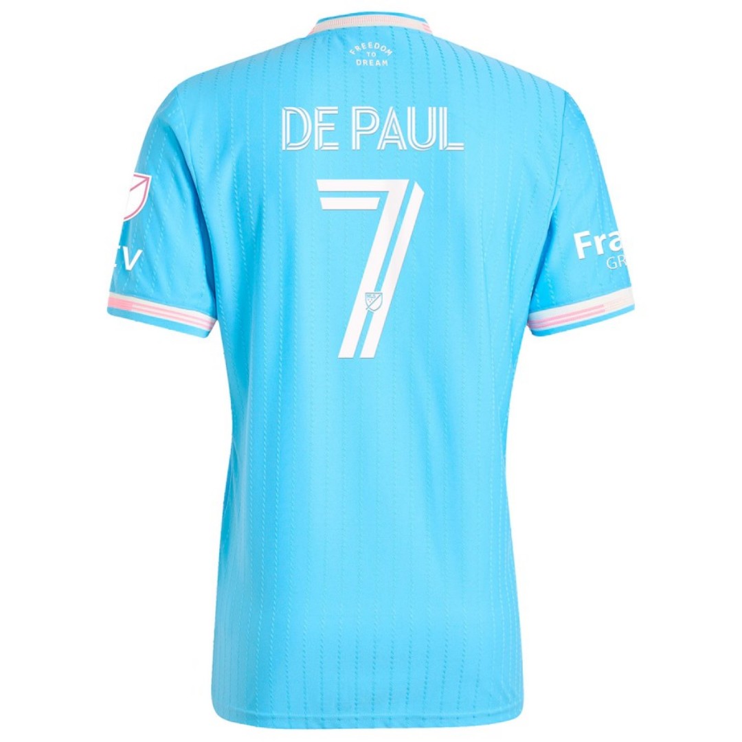 DE PAUL #7 Inter Miami Third Match Jersey 2025 - Image 2