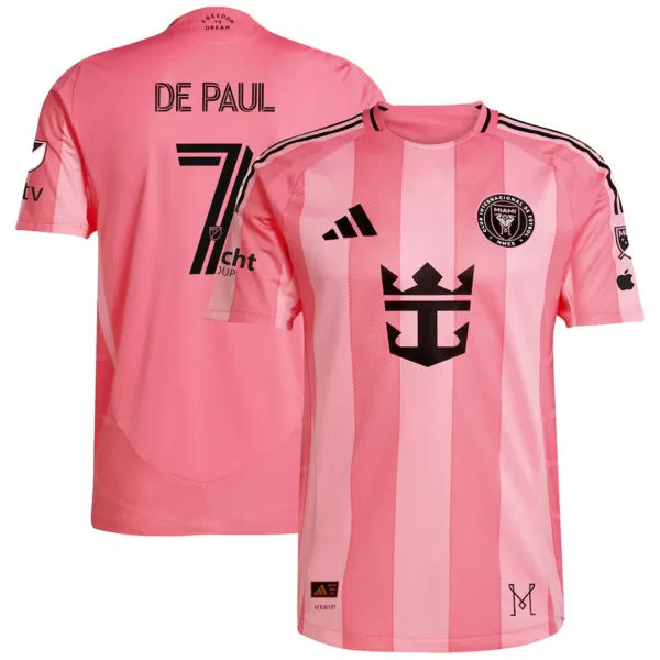 DE PAUL #7 Inter Miami Home Match Jersey Player Version 2025 - minejerseys