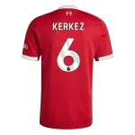 KERKEZ #6 Liverpool Home Jersey 2025/26 - minejerseys