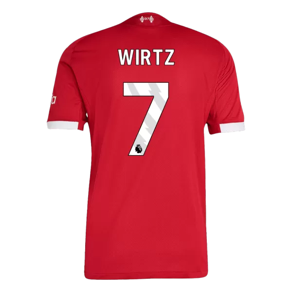 WIRTZ #7 Liverpool Home Match Jersey Player Version 2025/26 - minejerseys