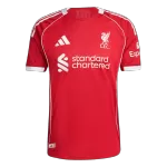 VIRGIL #4 Liverpool Home Match Jersey Player Version 2025/26 - minejerseys