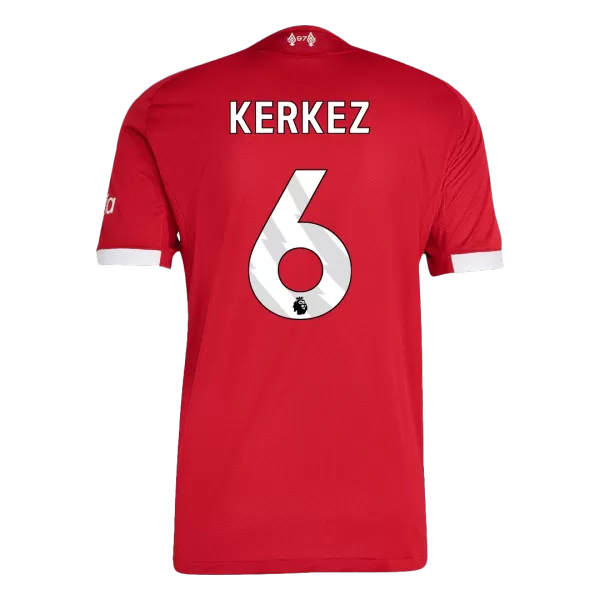 KERKEZ #6 Liverpool Home Match Jersey Player Version 2025/26 - minejerseys