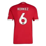 KERKEZ #6 Liverpool Home Match Jersey Player Version 2025/26 - minejerseys