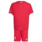 Kids Liverpool Home Jersey Full Kit 2025/26 - minejerseys